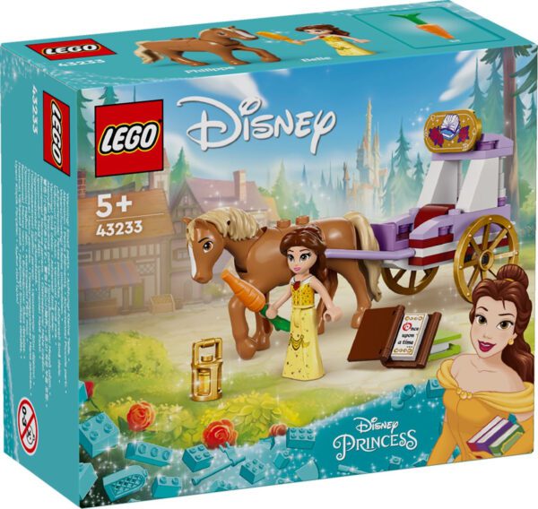 LEGO Disney Belles sagovagn med häst 43233