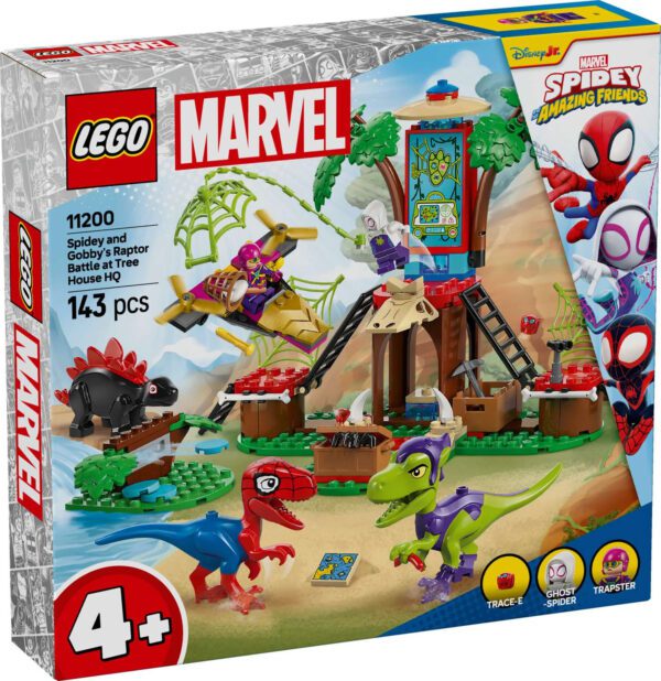 LEGO Marvel Spideys och Gobbys raptorstrid vid trädkojan 11200