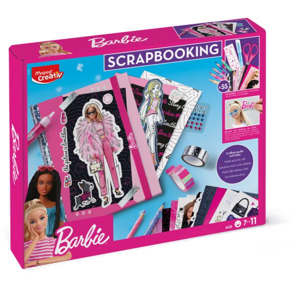 Maped Barbie Scrapbooking-set 55 delar