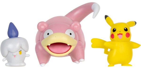 Pokémon Battle Figure - Pikachu, Litwick and Slowpoke 3-Pack