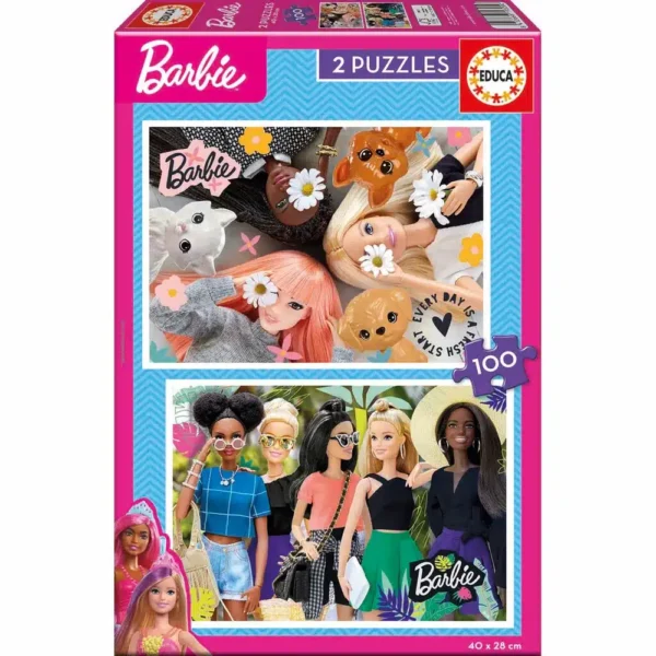 Pussel - Barbie - 2x100 bitar