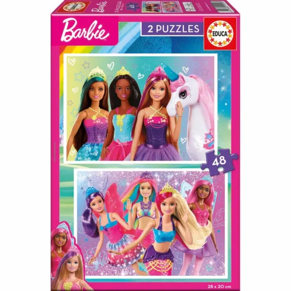 Pussel - Barbie, 2x48 bitar