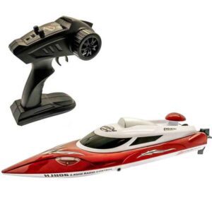 Radiostyrd båt Nitro SpeedBoat Med LED-Ljus Röd Gear4Play 30 km/h