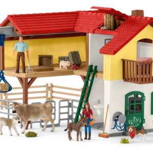 Schleich Bondgård med Figurer och Bondgårdsdjur 42407