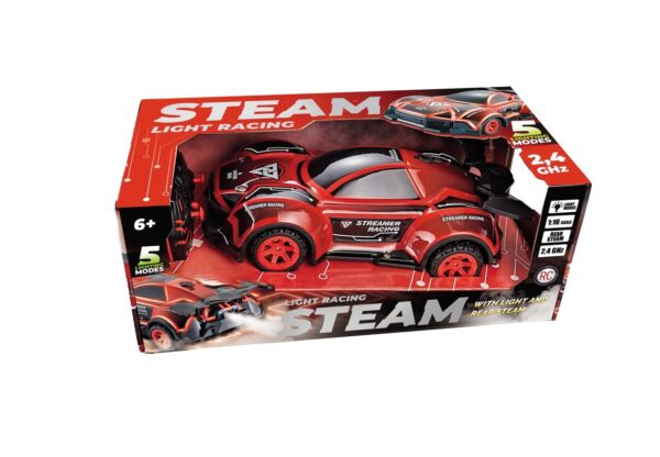 Steam Light Racing Radiostyrd Bil 1:16 Röd