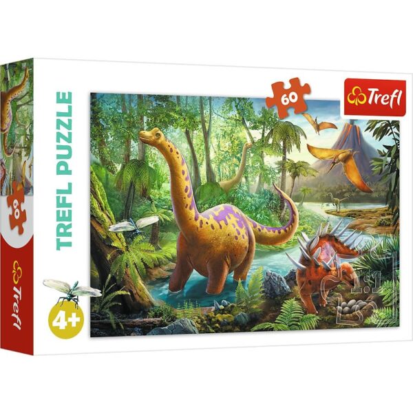 Trefl Dinosaurier Pussel 60 bitar 17319