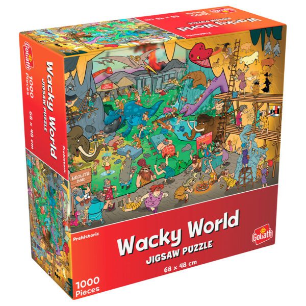 Wacky World Förhistorisk Pussel 1000 Bitar