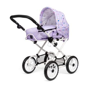 BRIO Kombidockvagn Lavender med prickar