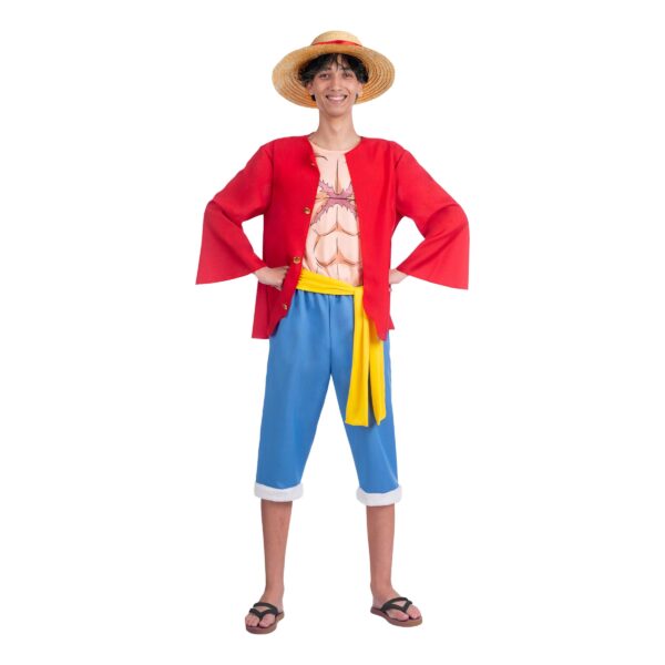 One Piece Luffy Maskeraddräkt - Large